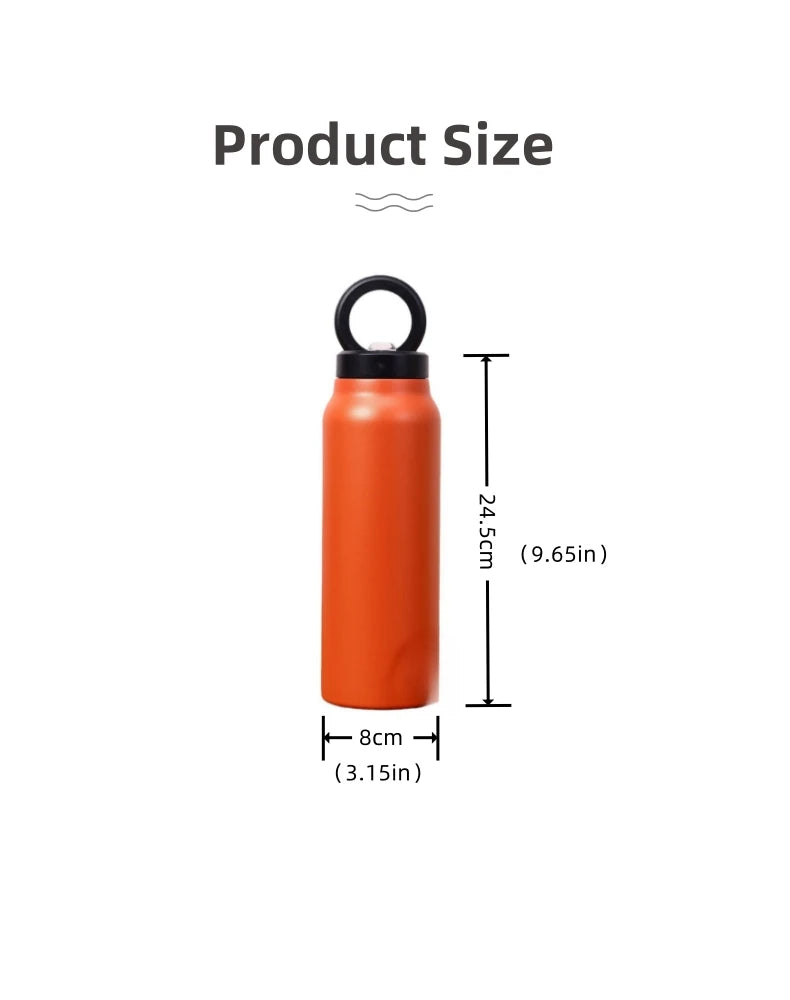 |イベント・ノベルティ用品 | スマホォルダー付き断熱ステンレスボトル | 700ml