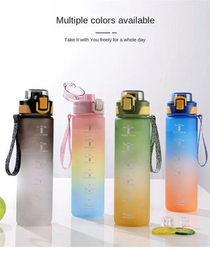 |イベント・ノベルティ用品 | タイムマーカー付きグラデーションウォーターボトル | 1000ml