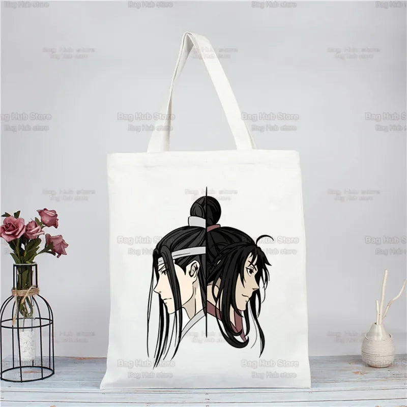 |ノベルティ用品 | 魔道祖師柄 ジュートエコバッグ| 34×38c