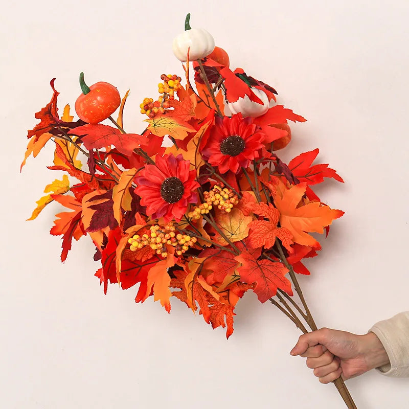 イベント・ハロウィングッズ｜70cm 秋色メープルリーフ