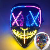 イベント・ハロウィングッズ｜LED光る！仮面マスク(フリーサイズ)