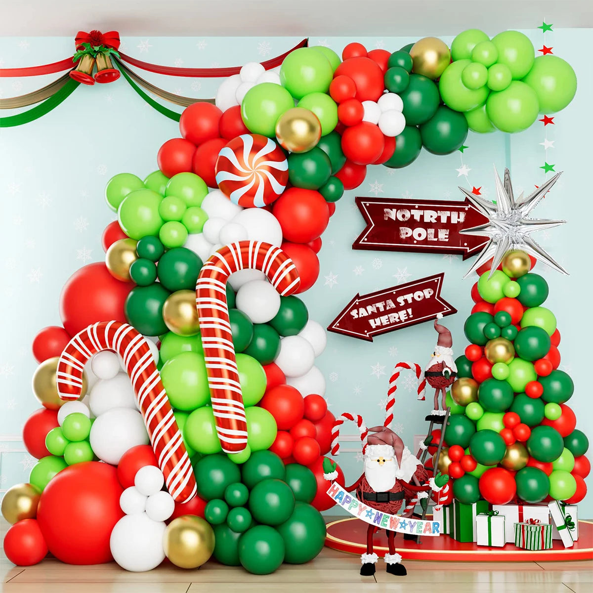 イベント・クリスマス装飾｜デコレーション バルーンアーチセット