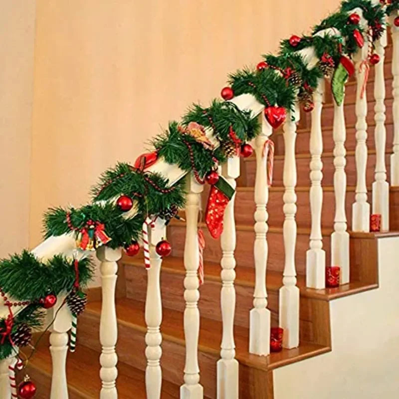 イベント・クリスマス装飾｜5.5m パインガーランド グリーン