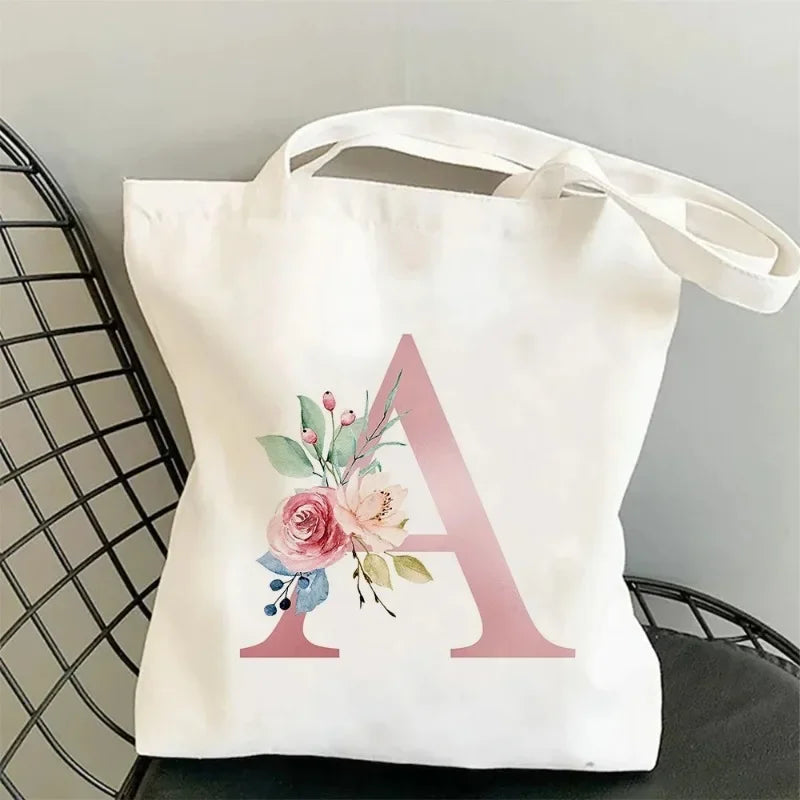 |ノベルティ用品 | イニシャルプリントトートバッグ | 35×40c