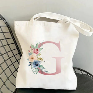 |ノベルティ用品 | イニシャルプリントトートバッグ | 35×40c