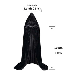 イベント・ハロウィングッズ｜ベルベットフード付きマント(60c～170c)