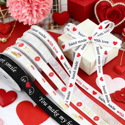バレンタインデー用5ヤードリボン｜誉PRINTING