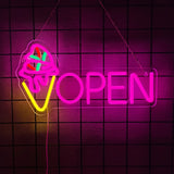 アイスクリームOPEN　LEDネオンサイン（ネオン看板）