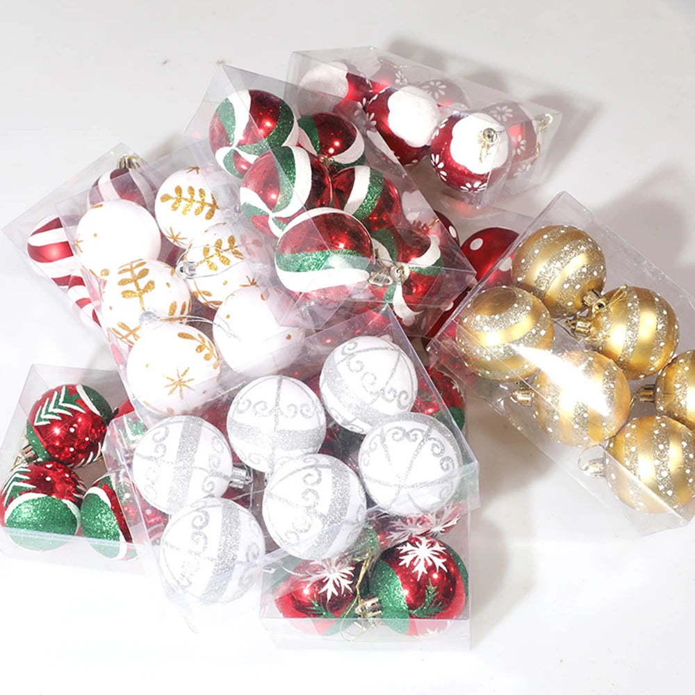 イベント・クリスマス装飾｜ボールオーナメント ゴールドレッド