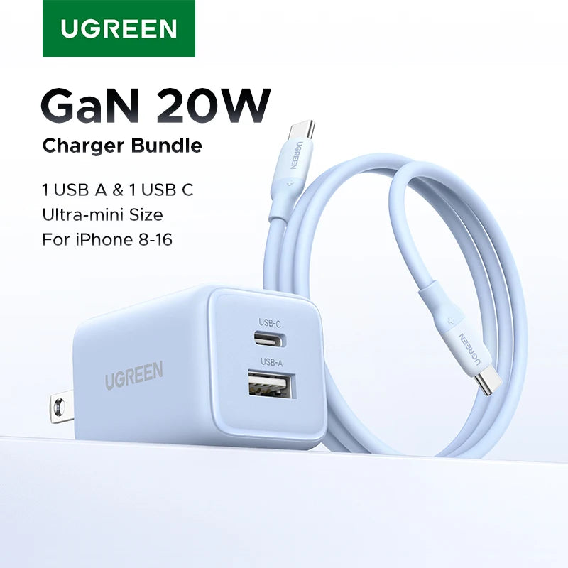 | イベント・ノベルティー用品 |  ミニ USB-C 充電器２ポート/20W