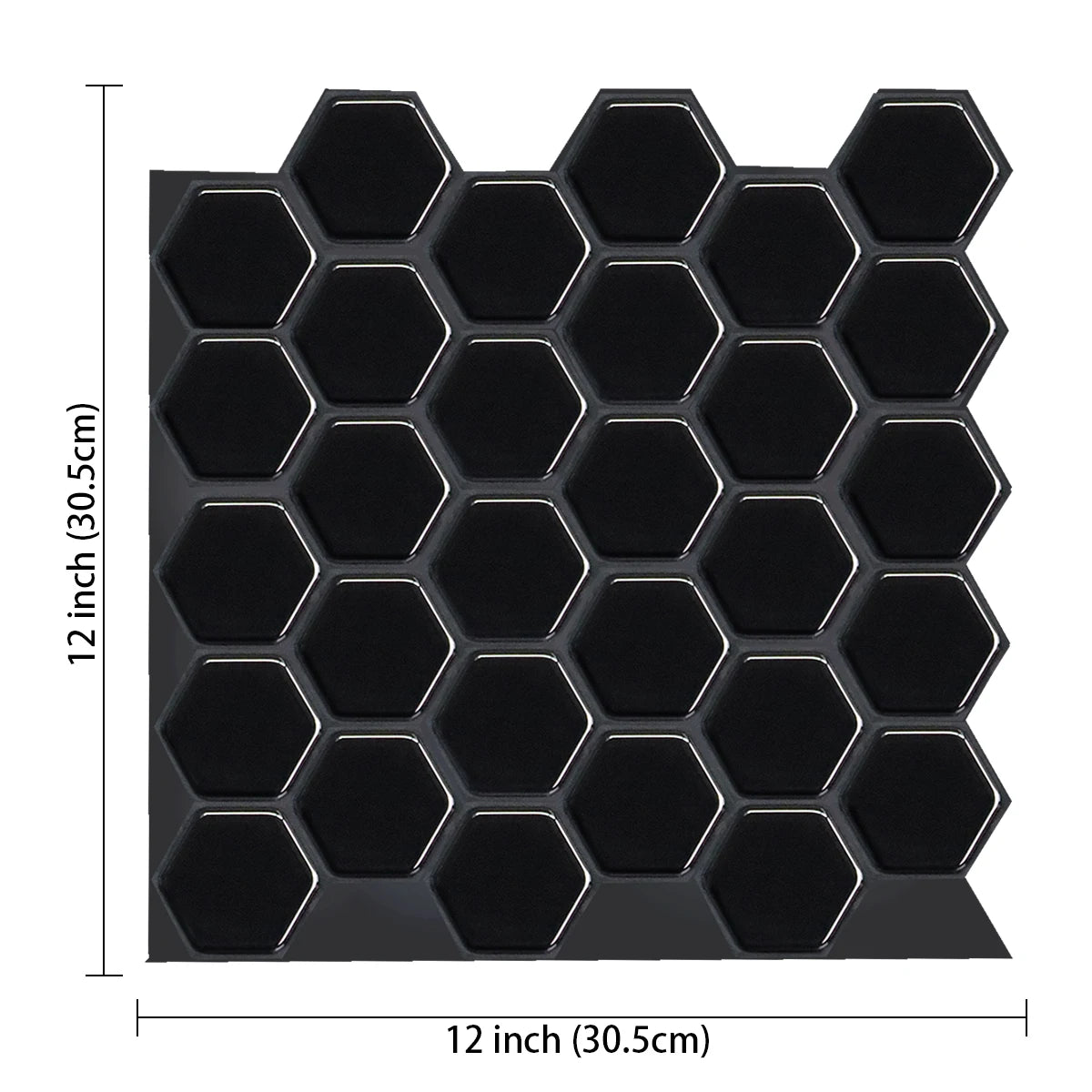 【DIY用】レンガ型天然石風ステッカー 30.5×30.5㎝(1pcs)