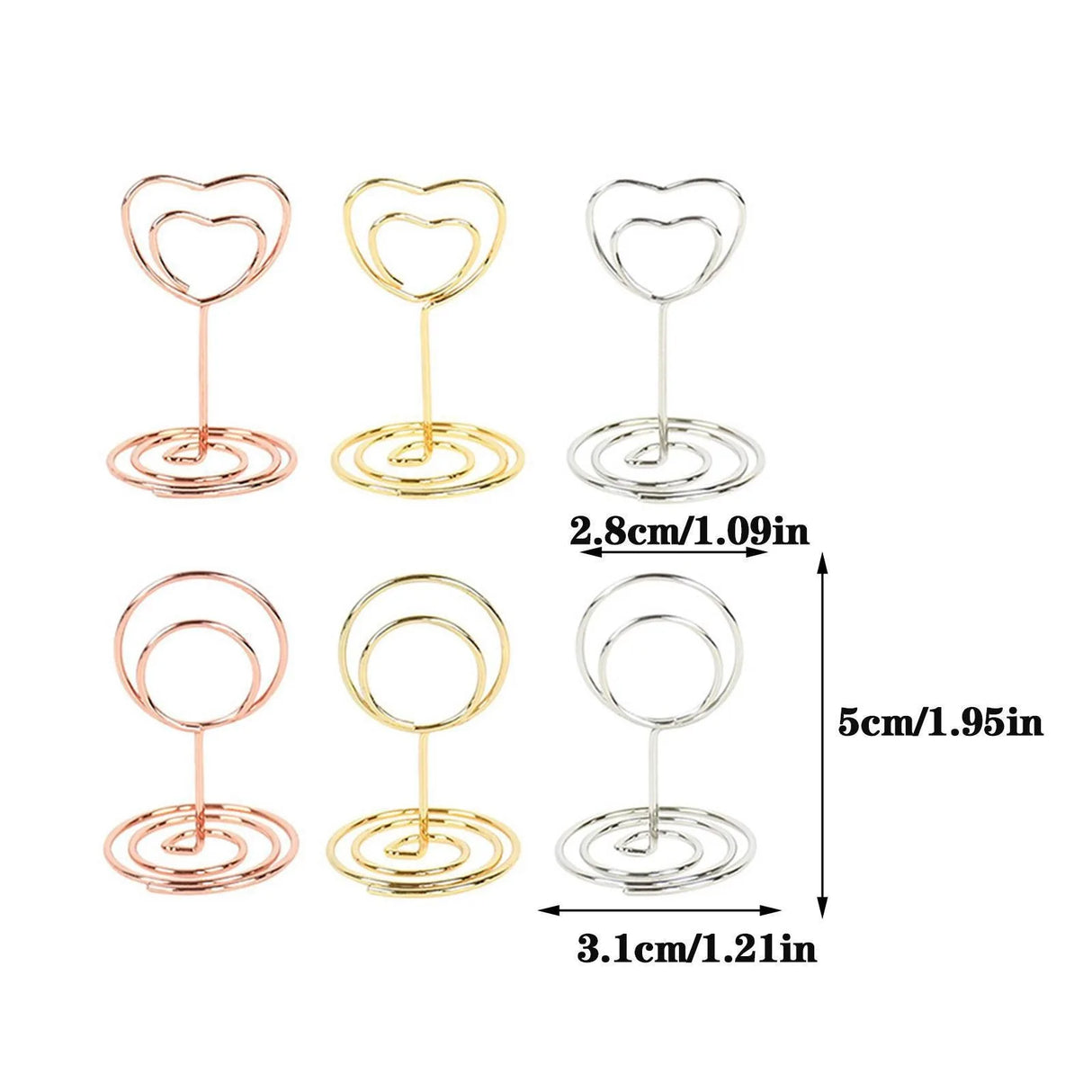 イベント・結婚式装飾｜テーブルナンバーホルダー 20個セット ゴールド