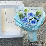 手作りかぎ針編みの花束 母の日ギフト