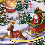 【インテリア装飾】ガラス用装飾ステッカークリスマス柄（1枚入り）