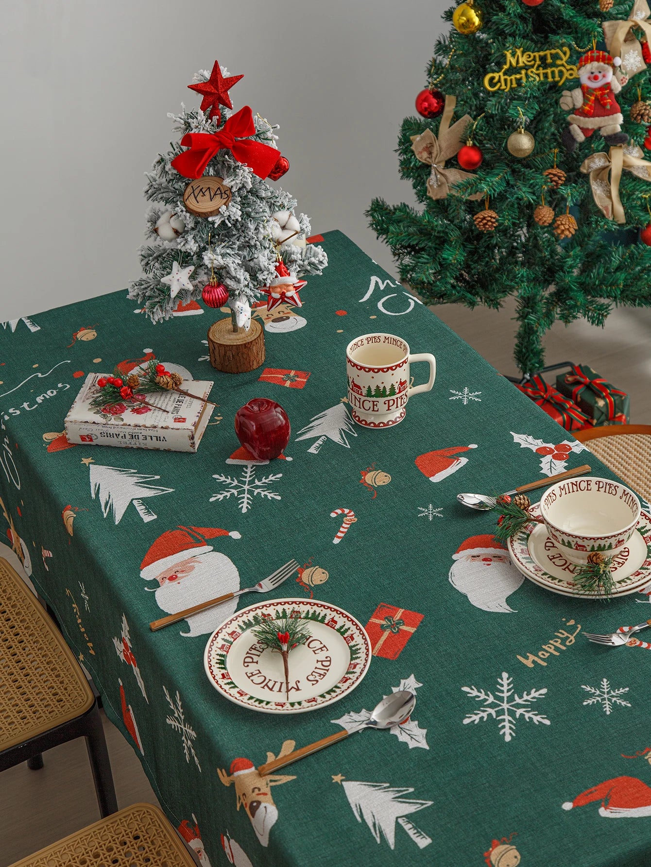 afternoon tea クリスマスツリー テーブルクロス テーブルナプキン afternoon tea クリスマスツリー テーブルクロス テーブルナプキン