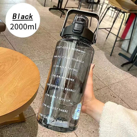|イベント・ノベルティ用品 | 大容量2Lウォーターボトル ストロー付き| 2000ml