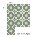 【DIY用】モダン柄タイル風 ステッカー 20×20c（10枚入）
