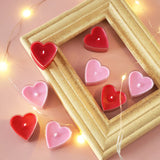 香り付きハート型アロマキャンドル9個セット