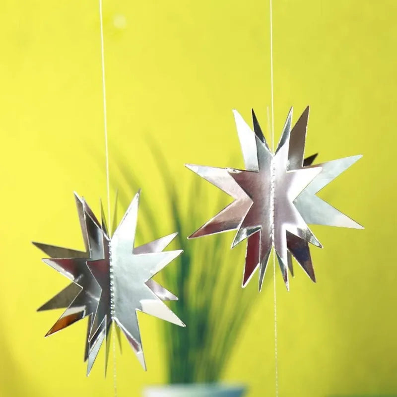 イベント・クリスマス装飾｜シルバースター3Dガーランドデコレーション