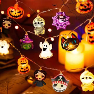 イベント・ハロウィン装飾｜電池式LEDストリングライト