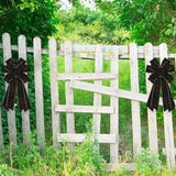 金縁ブラックベルベットリボン 2.5インチ×10ヤード