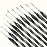 【模型ペイント用】精密ペイントブラシセット11本入り