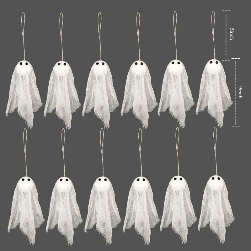 イベント・ハロウィン装飾｜吊り下げゴースト12個セット ハロウィン装飾