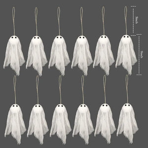 イベント・ハロウィン装飾｜吊り下げゴースト12個セット ハロウィン装飾