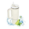 |イベント・ノベルティ用品 | ハンドルストロー付ステンレス断熱ボトル | 1200ml