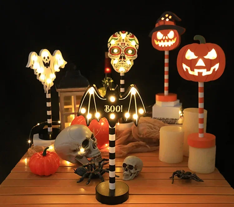 イベント・ハロウィングッズ｜ナイトライト 防水LED パンプキン