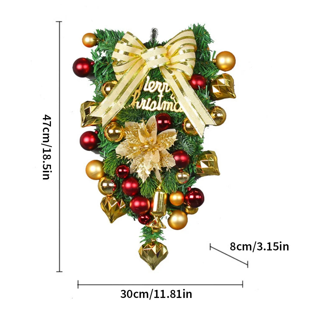 イベント・クリスマス装飾｜玄関ドア用クリスマスリース