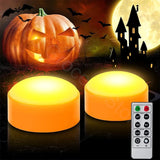 イベント・ハロウィングッズ｜LEDパンプキンナイトライト2個セット