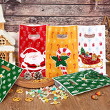 イベント・クリスマス装飾｜ビニール製 クリスマス柄ギフト用バッグ(20個/50個)