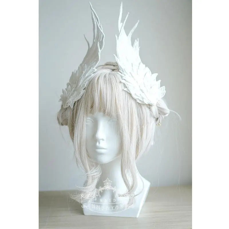 イベント・ハロウィングッズ｜エンジェル風ヘアクリップ