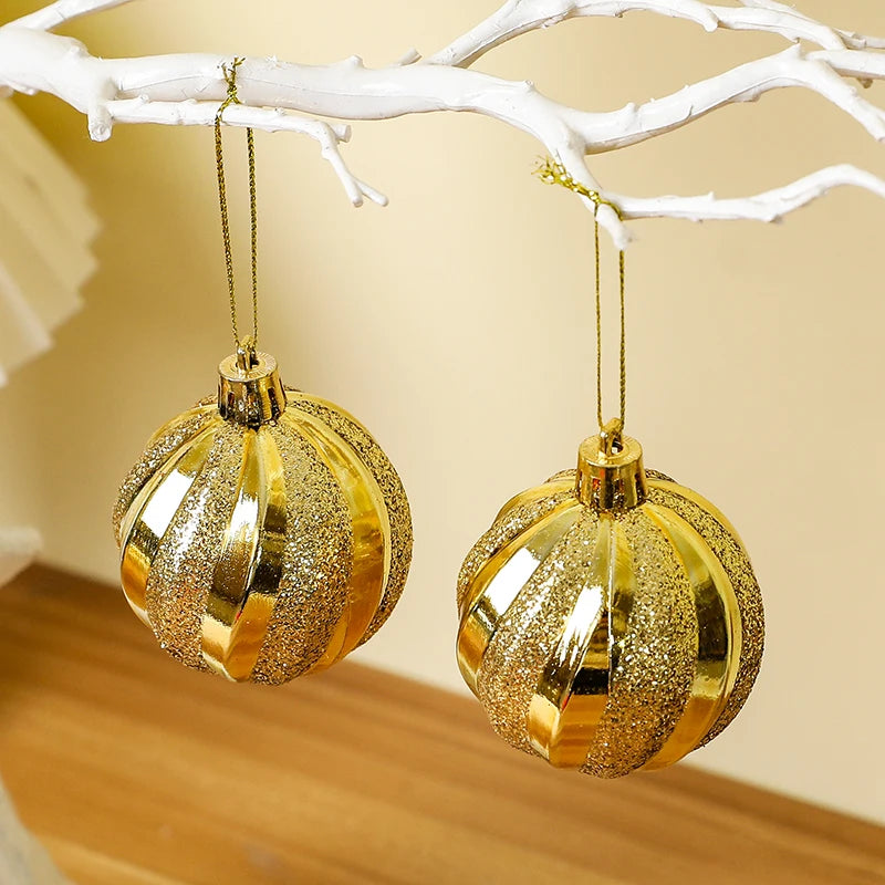 イベント・クリスマス装飾｜大型クリスマスツリーボール 6個セット 6cm