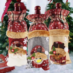 イベント・クリスマス装飾｜ワインボトルラッピング用カバー