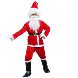 イベント・クリスマスグッズ｜大人用サンタクロース衣装５点セット(155c～195c)