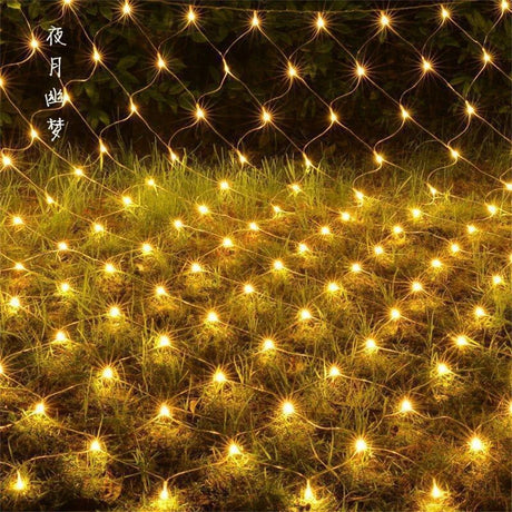 【イベント・クリスマス装飾】LEDクリスマスライト 屋外用ネットメッシュ(幅1.5M～12M)