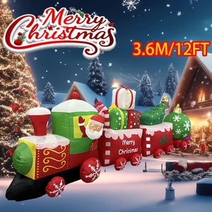 イベント・クリスマス装飾｜サンタ車両インフレータブル装飾
