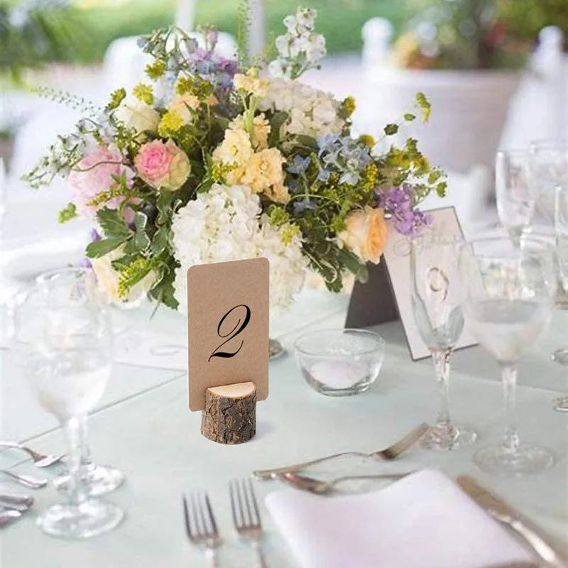 イベント・結婚式装飾｜木製プレースカードホルダー10個セット