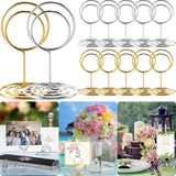イベント・結婚式装飾｜円形ワイヤーフォトホルダー10個セット