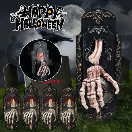イベント・ハロウィングッズ｜ライトアップスケルトンドアベル