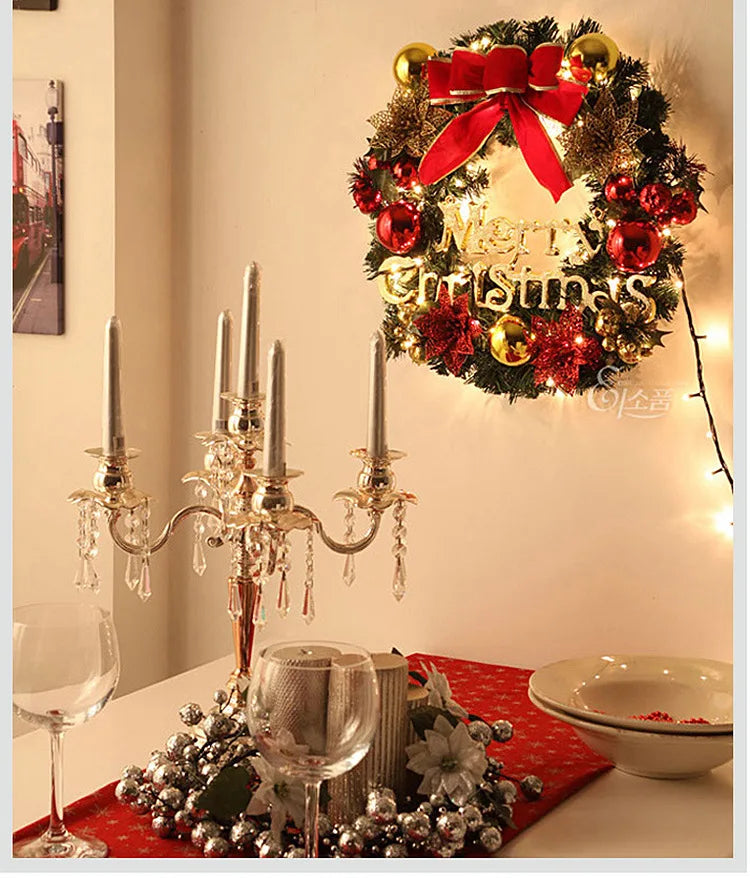 イベント・クリスマス装飾｜リース 30cm 窓ドア用デコレーション