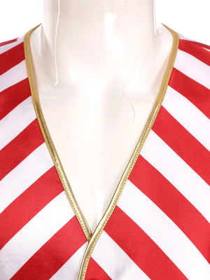 イベント・クリスマスグッズ｜ストライプキャンディーカラーベスト(XL～4XL)