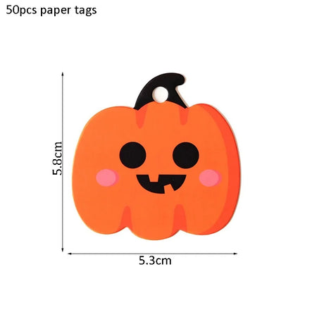 イベント・ハロウィングッズ｜ハロウィン用ギフトタグ50枚セット