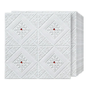 【DIY用】３Dアンティーク調タイル風ステッカー 70x70cm(5pcs/10pcs）