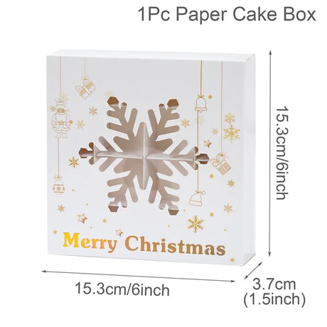 イベント・クリスマス装飾｜紙製クリスマス柄ギフトボックス