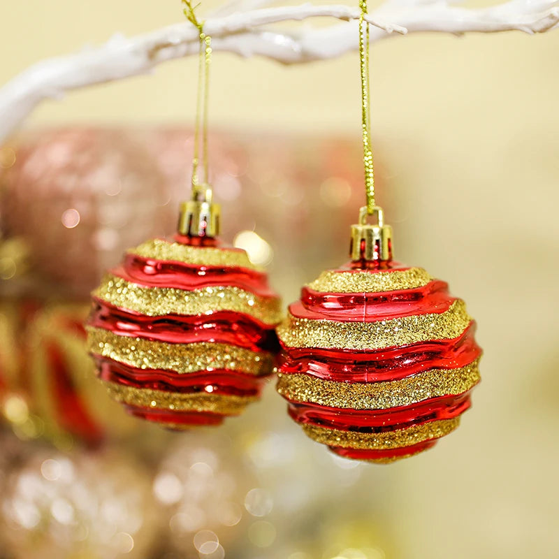 イベント・クリスマス装飾｜大型クリスマスツリーボール 6個セット 6cm