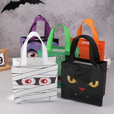 【イベント・ハロウィングッズ】不織布お菓子トートバッグセット｜誉PRINTING