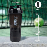 |イベント・ノベルティ用品 | 3層構造プロテインシェイカーボトル |500ml